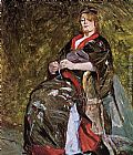 Henri de Toulouse-Lautrec Lili Grenier in a Kimono painting